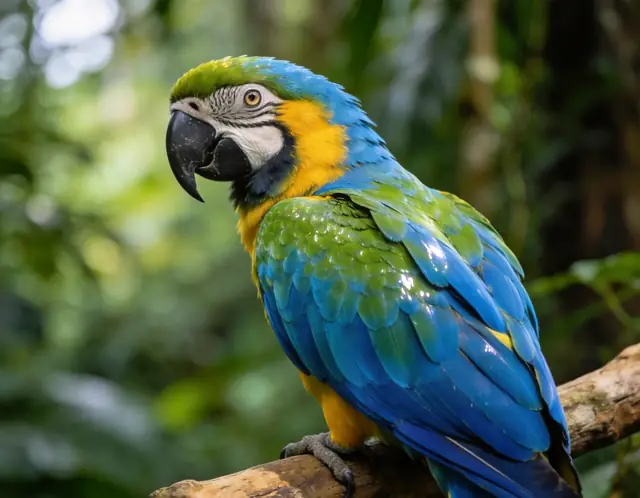 Colorful Parrot source photo